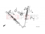 HONDA XR200RW XR200R 1998 E-3 CAMSHAFT / VALVE