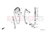 HONDA XR200RW XR200R 1998 E-4 TIMING CHAIN ​​/ TENSIONER