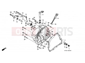 HONDA XR200RW XR200R 1998 E-6 RIGHT CRANKSHAFT COVER