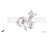 HONDA XR200RW XR200R 1998 E-9 LEFT CRANKSHAFT COVER