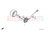HONDA XR200RW XR200R 1998 E-10 GENERATOR