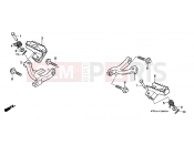 HONDA XR200RW XR200R 1998 F-18 FOOTREST