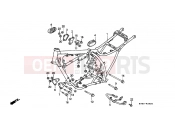 HONDA XR200RW XR200R 1998 F-23 FRAME HOUSING