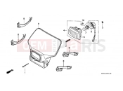 HONDA XR200RW XR200R 1998 F-1 HEADLIGHT
