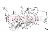 HONDA XR250RG XR250R 1986 E-6 RIGHT CRANKSHAFT COVER
