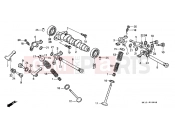 HONDA XR250RJ XR250R 1988 E-3 CAMSHAFT / VALVE