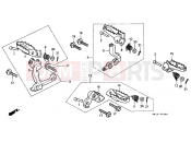 HONDA XR250RJ XR250R 1988 F-19 FOOTREST