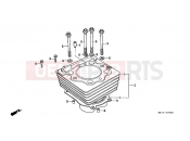 HONDA XR250RK XR250R 1989 E-5 CYLINDER