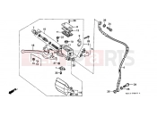 HONDA XR250RK XR250R 1989 F-4-1 FRONT MASTER CYLINDER (2)