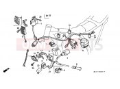 HONDA XR250RK XR250R 1989 F-25 WIRING HARNESS / C.D.I. UNIT / IGNITION COIL