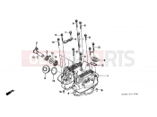 HONDA XR250RT XR250R 1996 E-1 VALVE COVER