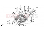 HONDA XR250RT XR250R 1996 E-2 CYLINDER HEAD