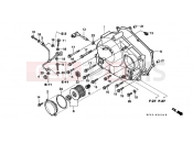 HONDA XR250RT XR250R 1996 E-6 RIGHT CRANKSHAFT COVER