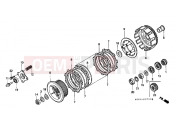 HONDA XR250RT XR250R 1996 E-7 CLUTCH
