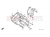 HONDA XR250RT XR250R 1996 E-9 LEFT CRANKSHAFT COVER