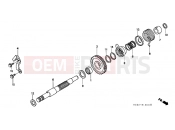 HONDA XR250RT XR250R 1996 E-15 PROMOTION AXLE