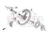 HONDA XR250RT XR250R 1996 F-10 FRONT WHEEL