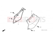 HONDA XR250RT XR250R 1996 F-16 SIDE COVER