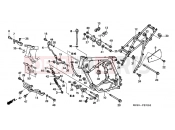 HONDA XR250RT XR250R 1996 F-27 FRAME HOUSE