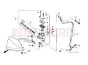 HONDA XR250RT XR250R 1996 F-4-1 FRONT MASTER CYLINDER (CL / DK / ED / U)