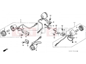 HONDA XR250RT XR250R 1996 F-24 FLASHING (CL / DK)