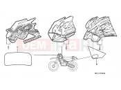 HONDA XR600RP XR600R 1993 F-29 JELZÉS (1)