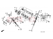 HONDA XR600RW XR600R 1998 E-3 CAMSHAFT / VALVE