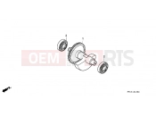 HONDA XR600RW XR600R 1998 E-12 BALANCER