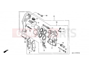 HONDA XR600RW XR600R 1998 F-9 FRONT BRAKE CALIPER
