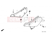 HONDA XR600RW XR600R 1998 F-16 SIDE COVER