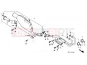 HONDA XR600RW XR600R 1998 F-18 EXHAUST DRUM