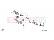 HONDA XR600RW XR600R 1998 F-20 FOOTREST