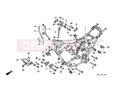 HONDA XR600RW XR600R 1998 F-27 FRAME HOUSE