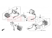 HONDA XR600RW XR600R 1998 F-24-1 FLASHING (2)