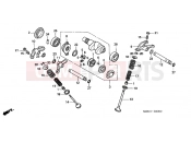 HONDA XR650R3 XR650R 2003 E-3 CAMSHAFT / VALVE