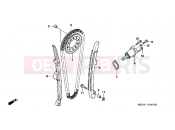 HONDA XR650R3 XR650R 2003 E-4 TIMING CHAIN ​​/ TENSIONER