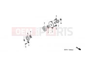 HONDA XR650R3 XR650R 2003 E-8 OIL PUMP