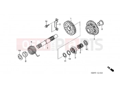 HONDA XR650R3 XR650R 2003 E-16 PROMOTION AXLE