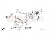 HONDA XR650R3 XR650R 2003 F-1 HEADLIGHT (CM)