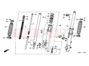 HONDA XR650R3 XR650R 2003 F-8 FRONT FORK