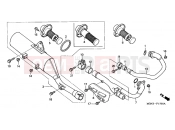 HONDA XR650R3 XR650R 2003 F-17 EXHAUST DRUM