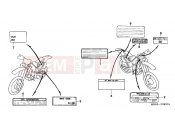 HONDA XR650R3 XR650R 2003 F-29 WARNING LABEL