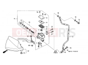HONDA XR650R3 XR650R 2003 F-4-1 FRONT MASTER CYLINDER (DK / ED / U)