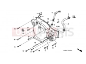 HONDA CR85R3 CB85R 2003 E-2 RIGHT CRANKSHAFT COVER
