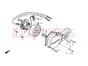 HONDA CR85R3 CB85R 2003 E-5 LEFT CRANKSHAFT COVER (CR85R3,4 / RB3,4)