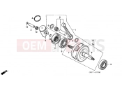 HONDA CR85R3 CB85R 2003 E-7 CRANKSHAFT