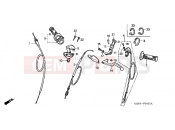 HONDA CR85R3 CB85R 2003 F-1 HANDLE LEVER / SWITCH / CABLE