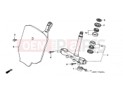 HONDA CR85R3 CB85R 2003 F-4 STEERING WHEEL