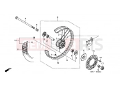 HONDA CR85R3 CB85R 2003 F-8 FRONT WHEEL
