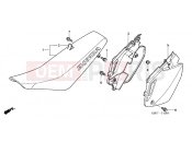 HONDA CR85R3 CB85R 2003 F-13 SEAT